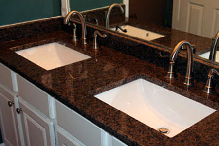 bathroom vanity granite dealers