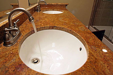bathroom vanity granite designs