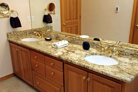 bathroom vanity granite
